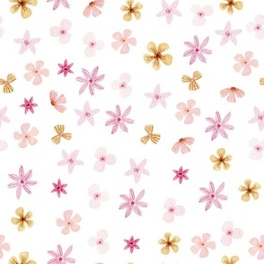 May Flowers Watercolor Pattern 3