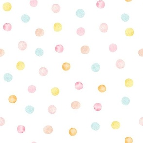 Watercolor Dots Pattern