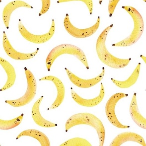 Bananas Watercolor Pattern