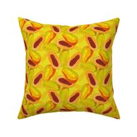 Papaya Pattern Petal Coordinates Optimism Small