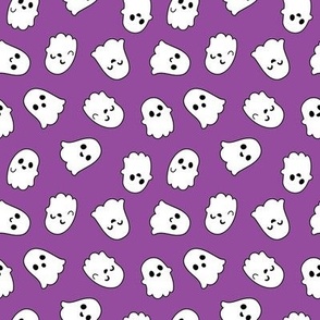 Ghosts on Purple Small