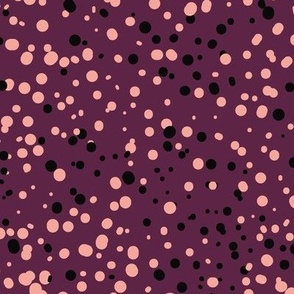 Large // Spooky Speckled Spots: Halloween-Inspired Blender -  Dark Purple