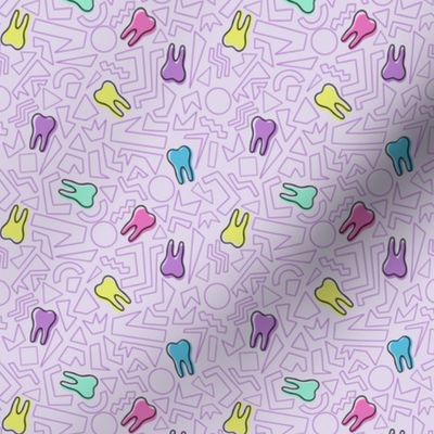 FUN DENTAL PRINT - purple