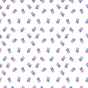 Patriotic Party stripes 2.6 x 2.6