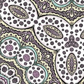 Dainty Doily kaleidoscope mandala