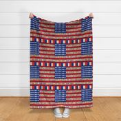 Support & Respect our Teachers - Design 13159801 - Red White & Blue