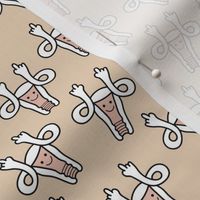 My body my uterus -  abortion rights women feminist empowerment controversial vagina FY print beige tan white gray neutral tones 