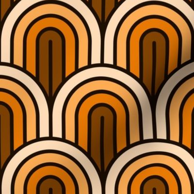 Geometric Pattern: Art Deco Arch: Tagetes (large version)