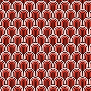 Geometric Pattern: Art Deco Arch: Pomegranate (standard version)