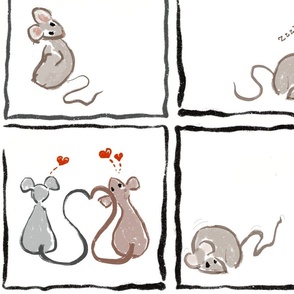 Choco Charbon Lovely Rats (Large)