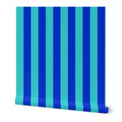 Cabana Stripes Blue cyan cobalt