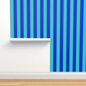 Cabana Stripes Blue cyan cobalt