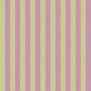 Spring Green and Lilac Textured Stripes - Coordinate for Lilac Visions