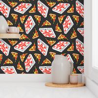 Pizza Party - Pizza box & Pepperoni slice - dark grey - LAD22