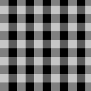 Dee Dee Check: Gray & Black Check, Small Gray Check