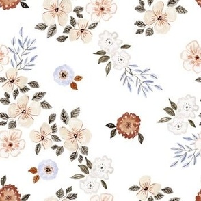 Gentle Watercolor Floral Pattern 5