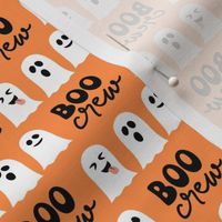 Boo Crew - tangerine orange - halloween ghost - LAD22