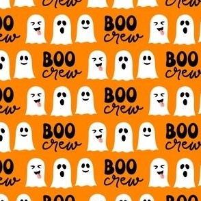 Boo Crew - orange - halloween ghost - LAD22