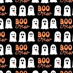 Boo Crew - black - halloween ghost - LAD22