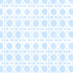 lattice wicker pastel blue large scale