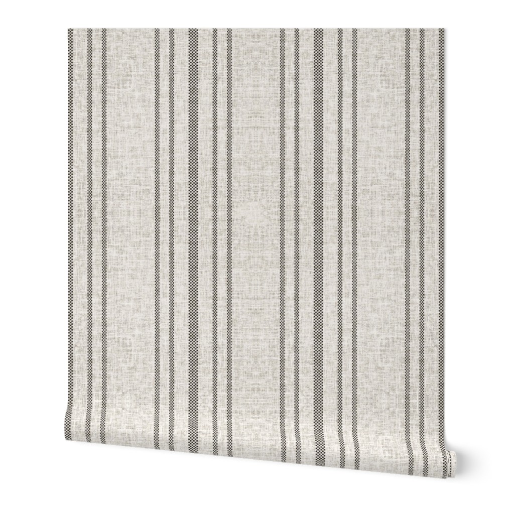 FARMHOUSE MULTI TICKING STRIPE