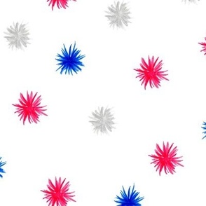 Patriotic Party Fireworks 12x12