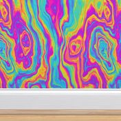 Trippy Psychedelic Rainbow Marble (Large Scale)