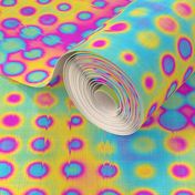 Trippy Tie Dye Rainbow Disco Dots (Large Scale)