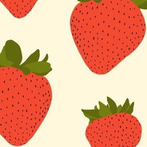 Jumbo Strawberries and Cream