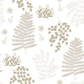 Beige Floral Pattern 5