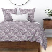 Glasgow toile plum berry small