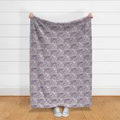 Glasgow toile plum berry small