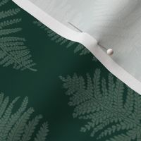 The Minimalist boho leaves garden - fern forest modern scandinavian style fall design pine green