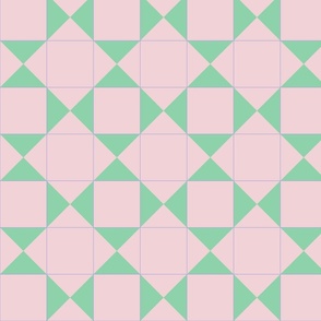 Minimal Bold Candy Cotton and Jade Tiles