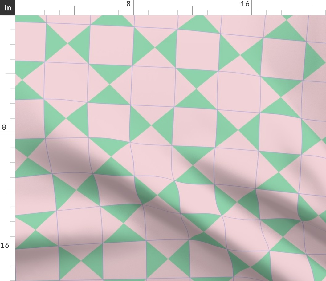 Minimal Bold Candy Cotton and Jade Tiles