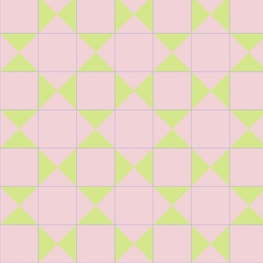 Minimal Bold Candy Cotton and Honeydew Tiles