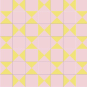 Minimal Bold Candy Cotton and Buttercup Tiles