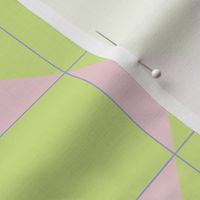 Minimal Bold Honeydew and Candy Cotton Tiles