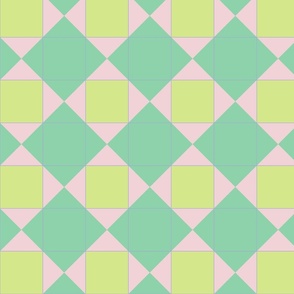 Minimal Bold Jade - Candy Cotton - Honeydew Tiles