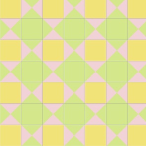 Minimal Bold Honeydew - Candy Cotton - Buttercup Tiles