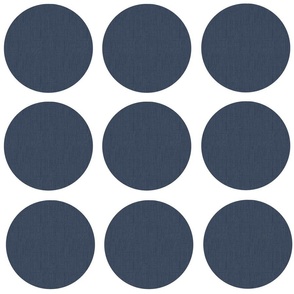 Retro Modern Navy Blue Polka Dots