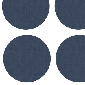 Mid-Century Navy Blue Polka Dots Modern Repeat Pattern