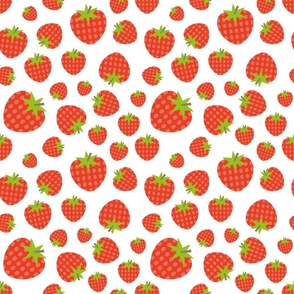 Comfy Marmalade - Strawberries random white