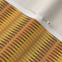 Horizontal Yellow and Brown Tribal Stripe