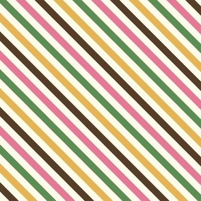 Magical Meadow Diagonal Stripe