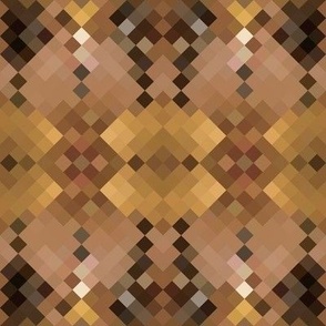 Bronze and Brown Mosaic Pattern