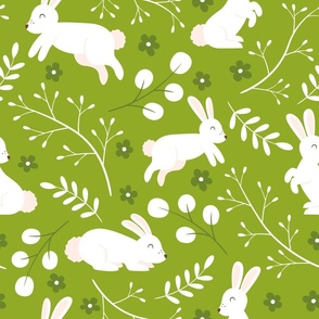 Happy Bunnies Green