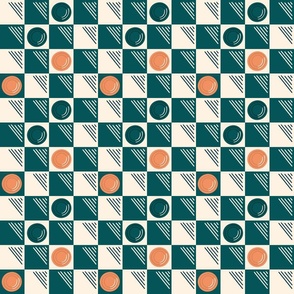 Checkered (terra cotta) (super small)