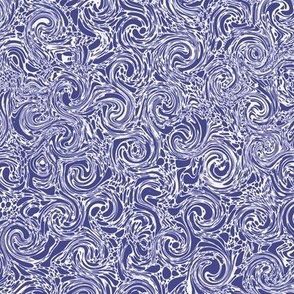 Periwinkle Sparkle Spirals