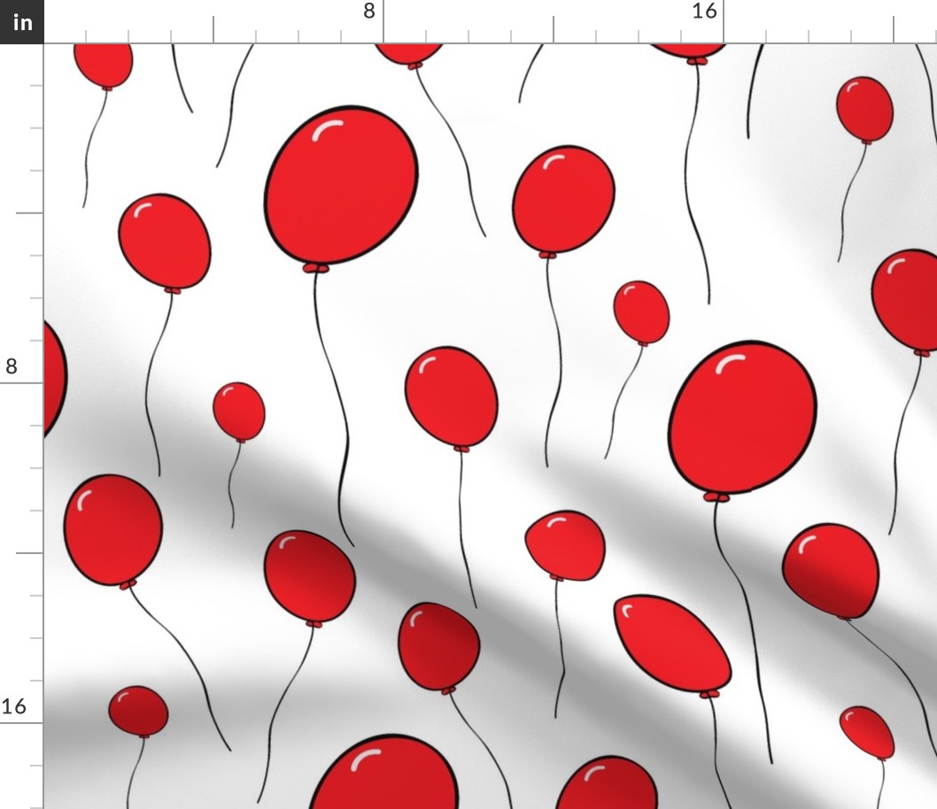 red balloons